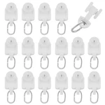 Zzlzx 50PCS Curtain Glider Hooks, Track Rail Runner, Mute Wheel White New. Price: $14.76.