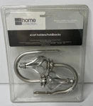 Jc Penney Home Collection Scarf Holder Swirl Holdbacks Satin Nickel New. Price: $14.97.