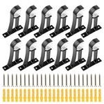 Kakalote Curtain Rod Brackets, Set Of 12, Aluminium Alloy, Wall & Ceiling Mou... New. Price: $24.54.
