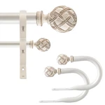Ycolnaefllr 1 Inch Diameter Double Curtain Rod Set For Windows Heavy Duty Dou... New. Price: $93.89.