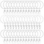 42 Pack Curtain Rings With Clips 1.5 Interior Diameter,metal Drapery W... New. Price: $21.18.