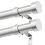 Kamanina Curtain Rods Pack, Heavy Duty For Windows 28 To 48 In... New. Price: $61.99.