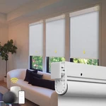 Roller Blinds Cordless Shades Electric 46 X 72 White MH100 Motorized Drill New. Price: $154.99.