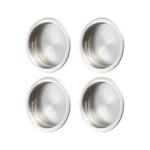 Donyoung Closet Door Pull 1-3/4" 4PCS Satin Nickel Snap-in Circular Sliding... New. Price: $15.76.