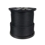 1/2 Inch Black Dacron Polyester Rope - 250 Foot Spool Solid Braid Industr... New. Price: $166.71.