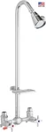 Homewerks Brushed Nickel Outdoor Shower Kit With Soap Dish 1.8 Gpm New. Price: $144.99.
