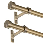 2-PACK Curtain For Windows 28-48",ADJUSTABLE Rods With Pre... New. Price: $49.58.