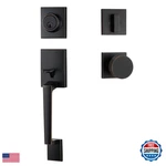 Dairazan Oil-rubbed Bronze Front Door Handle Set Entry Lock 3 Keys Single New. Price: $70.38.