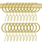 Pcs Metal Curtain Rings & Hooks, 30MM Internal Diameter, Decorative Curtai... New. Price: $22.17.