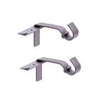 Kenney Fast Fit Pewter Silver Modern/contemporary Curtain Rod Bracket 5/8 In. New. Price: $10.57.