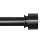 Modern Black Curtain Rods For Windows 48 To 84 Inch, 1" Diameter Adjustable H... New. Price: $19.35.