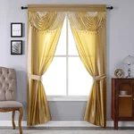 Amore 5-PIECE Window Set 54-INCH X 84-INCH Panels With New. Price: $39.69.