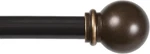 Kenney Chelsea Ball End Window Curtain Rod Oil Rubbed Bronze New. Price: $21.99.