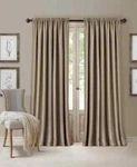 Elrene T6503 All Seasons Taupe Faux Silk Blackout Curtain Panel Size 52X95 New. Price: $64.00.