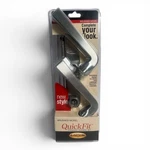 Larson 20298917 Quickfit Straight Lever Lockable Handleset, Brushed Nickel New. Price: $54.95.