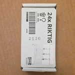 Ikea Riktig Silver Curtain Clips, 24 Pack, Includes 802.122.01 New. Price: $5.00.