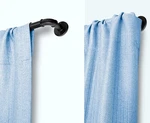 1 In. Industrial Wrap Around Blackout Curtain Rods For Bedroom & Living New. Price: $28.78.