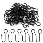 Hordion 60PCS Metal Curtain Track Hooks S-shaped, Small 1.33 Inches, Black New. Price: $8.97.