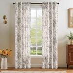 Jinchan Linen Floral Curtains 84 Length For Living Bedroom Light Fi... New. Price: $41.68.