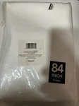 Connor Solid Indoor/outdoor Curtain Single Panel 52 Inches X 84 White New. Price: $19.00.