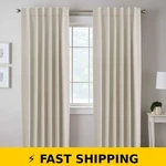 H.versailtex Blackout Thermal Insulated Window Curtains - Ivory New. Price: $56.99.