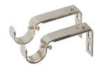 Ivilon Adjustable Brackets For 1" 1-1/8" Rods, Brushed Nickel New. Price: $16.99.