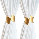 2 Pack Decorative Gold Metal Curtain Tie Backs Window Drapery Wire Drawing Sp... New. Price: $27.69.
