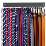 2 1 Tie Rack Belt Organizer Wall Mounted, Space Saving Ha New. Price: $14.92.