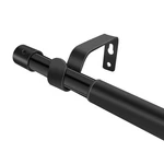 Trencahk Adjustable Curtain Rod Length, 3/4-INCH 36-63", Black New. Price: $13.01.