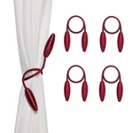 Swtool 4-PACK Burgundy Curtain Holdbacks Decorative Window 4PCS, New. Price: $17.30.