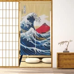 Japanese Doorway Curtains Ukiyo-e Room Divider For Privacy & Decor, 33.5" X New. Price: $25.36.