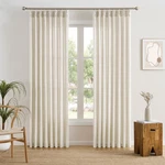 105 Curtains Drapes Pinch Pleated Memory Trained Back Tab Light Filterin... New. Price: $100.68.