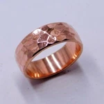 Pure Copper Hammered Men's Handmade Jewelry Band Ring Perfect Valentine's Gift New. Price: $27.00.