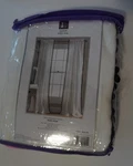 Lush Decor Pom 54 X 84 Rod Pocket Window Curtain Panel Light Filtering Black New. Price: $25.00.