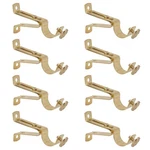 Addgrace 8 Pack Curtain Rod Bracket Adjustable Single 0, Gold New. Price: $21.23.