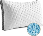 Bedstory Queen Cooling Shredded Gel Memory Foam Pillow Ice Silk 11X28IN New. Price: $53.00.