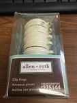 Allen + Roth Clip Rings #275144 Antique White Discontinued Fits Inch Diam Rod New. Price: $14.44.