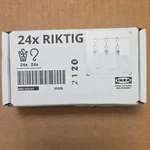 Ikea Riktig Drapery Hooks For Curtains, 24 Pack White 802.122.01 New. Price: $5.00.