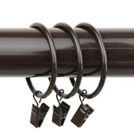 2 Inch Curtain Rings W/clip - Cocoa New. Price: $27.64.