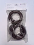 Kirsch Wood Trends Drapery Rings 2 Brown Set Of 4 New. Price: $19.99.