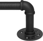 Refrze Curtain Rods For Windows 48 To 84 Inch, 1"BLACK Industrial Wr New. Price: $44.88.