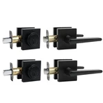 Zevaway Black Deadbolt Setdoor Handles Interiorfront New. Price: $83.66.