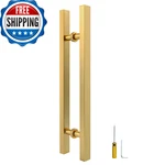Lvyihan Titanium Gold Square Barn Door Handles 12/16/18/24/36/48/59 Pull Push New. Price: $94.75.