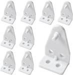 Cutelec 16PCS Hold Down Bracket Bottom Rail Clips White Plastic On 1INCH Mi New. Price: $11.83.