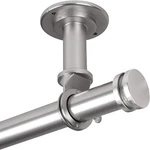 Satin Nickel 1" Ceiling Curtain Rod/room Divider, 120-170 Inch Adjustable New. Price: $292.99.