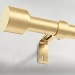 Geebobo Gold Curtain Rods For Windows 66 To 120 Inch, Adjustable Heavy... New. Price: $36.69.
