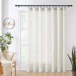 Fmfunctex Natural Sliding Door 84" Sheer Linen Curtains For Living Ro... New. Price: $51.29.
