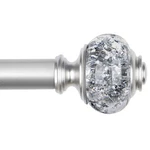 Curtain Rods To Inches (6 12 Ft) Telescoping 72-144", Silver New. Price: $57.84.