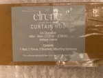 Elrene, 48-86 Inch 1 Diam, Antique Bronze, Curtain Rod New. Price: $29.99.