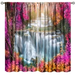 Godazzling Waterfall Blackout Window Curtains Nature Landscape Fores Theme Rod New. Price: $57.90.